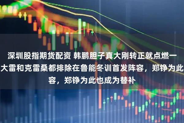 深圳股指期货配资 韩鹏胆子真大刚转正就点燃一把火，将王大雷和克雷桑都排除在鲁能冬训首发阵容，郑铮为此也成为替补